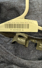 Load image into Gallery viewer, Hugo Boss Mens Blue Long Sleeve Slim Fit Pullover Sweater Size Large
