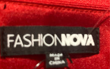 Load image into Gallery viewer, Fashion Nova Womens Red Flat Front Regular Fit Side Zip Mini Skirt Size 3X
