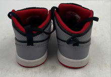 Load image into Gallery viewer, Authentic Nike Kids Air Jordan 1 Mid DQ8425-006 Gray Black Red Sneakers Size 7C
