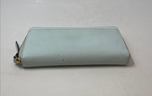 Load image into Gallery viewer, Kate Spade Womens Newbury Lane Neda Light Green Leather Zip-Around Wallet
