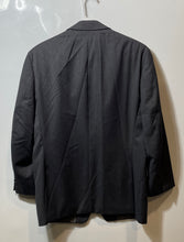 Load image into Gallery viewer, Calvin Klein Mens Gray Wool Long Sleeve Notch Lapel Two Button Blazer Size 38
