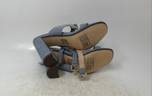 Load image into Gallery viewer, Forever 21 Womens Blue Suede Open Toe Block Heel Strappy Sandals Size 8
