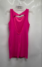 Load image into Gallery viewer, Bebe Womens Pink Round Neck Sleeveless Back Zip Short Mini Dress Size M/M

