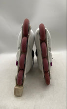 Load image into Gallery viewer, Roller Derby Girls Stryde White Purple Adjustable Inline Skates Size 2-5
