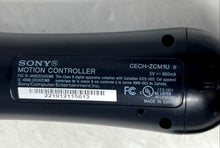 Load image into Gallery viewer, Sony PlayStation CECH-ZCM1U Black Move Motion Controller For PS3 PS4
