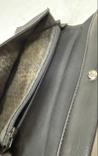 Load image into Gallery viewer, Liz Claiborne Womens Black Pockets Double Handle Satchel Handbag With Wallet
