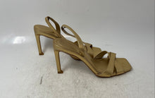 Load image into Gallery viewer, Paula Torres By Ana Paula Siebert Womens Gold Leather Slingback Sandals Size 6
