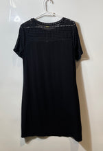 Load image into Gallery viewer, Michael Kors Womens Black Short Sleeve Swim Cover-Up Dress Size L
