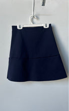 Load image into Gallery viewer, Zara Womens Blue Asymmetrical Layered Flounce Hem Detail Mini Skirt Size Small
