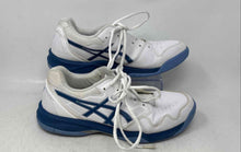 Load image into Gallery viewer, Asics Mens Gel Dedicate 7 1041A223 White Blue Sneaker Shoes Size 9.5 No Insole
