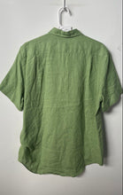 Load image into Gallery viewer, Lacoste Mens Green Regular Fit Short Sleeve Collared Button-Up Shirt Size L
