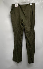 Load image into Gallery viewer, Anne Klein Womens Green Flat Front Regular Fit Trouser Pants Size 12 With Tag
