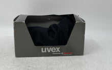 Load image into Gallery viewer, Uvex Black Adjustable Strap Makrolon Injected Lenses Goggles In Box
