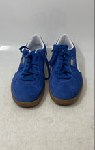 Load image into Gallery viewer, Puma Womens Palermo Blue Suede Low Top Lace-Up Sneaker Shoes Size 8
