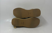 Load image into Gallery viewer, Velez Womens Beige Leather Adjustable Ankle Strap Platform Sandals Size EU 35
