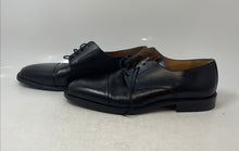 Load image into Gallery viewer, J. Murphy Mens Black Leather Cap Toe Lace-Up Derby Dress Shoes Size 9.5
