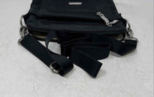 Load image into Gallery viewer, Baggallini Womens Let's Escape Black Adjustable Strap Triple Zip Crossbody Bag
