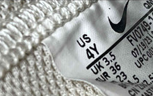 Load image into Gallery viewer, Nike Kids Blazer Mid '77 White Black Beige Lace-Up Sneaker Shoes Size 4Y
