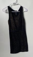 Load image into Gallery viewer, Sweet La Moda Womens Black Animal Print Sleeveless Back Zip Sheath Dress Size S
