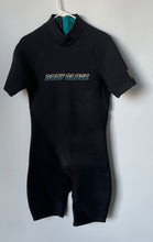 Load image into Gallery viewer, Body Glove Mens Black Short Sleeve Scuba Diving Back Zipper Shorty Wetsuit Sz L
