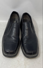Load image into Gallery viewer, Michael Shannon Mens Black Leather Apron Toe Slip-On Loafer Dress Shoes Size 12
