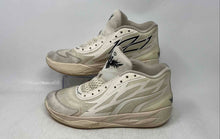 Load image into Gallery viewer, Puma Mens MB.02 White Mid Top Basketball Sneaker Shoes Size 8 No Laces
