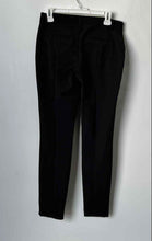 Load image into Gallery viewer, Express Womens Black Flat Front Skinny Mid Rise Stretch Dress Pants Size 6R

