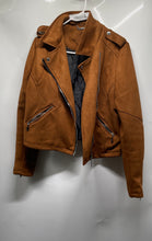 Load image into Gallery viewer, Jou Jou Womens Brown Long Sleeve Spread Collar Full-Zip Jacket Size XL
