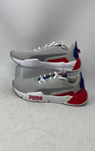 Load image into Gallery viewer, Puma Mens Soft Foam Locell 193320-01 Gray Red Blue Sneaker Shoes Size 8.5

