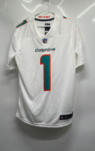 Load image into Gallery viewer, Nike Mens White Miami Dolphins Tagovailoa #1 NFL Football Jersey Size M
