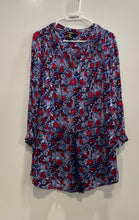 Load image into Gallery viewer, Forever 21 Womens Multicolor V-Neck Long Sleeve Pullover Mini Dress Size Large
