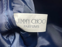 Load image into Gallery viewer, Jimmy Choo Parfums Mens Blue Red Zipper Mini Toiletry Travel Bag
