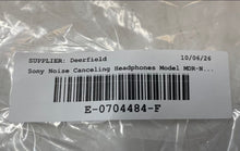 Load image into Gallery viewer, Sony Active Noise Canceling Wired Headphones Model MDR-NC6 Untested
