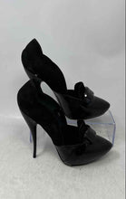 Load image into Gallery viewer, Viktor &amp; Rolf Womens Black Leather Pointed Toe Slip-On Pump Heels Size EU 38.5
