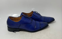 Load image into Gallery viewer, Antonio Cerrelli Mens Blue Square Toe Lace-Up Oxford Dress Shoes Size 9.5
