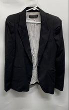 Load image into Gallery viewer, Zara Womens Black Long Sleeve Collared One-Button Blazer Size Large
