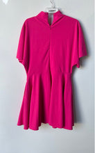 Load image into Gallery viewer, Alexia Admor Womens Autumn Pink Mock Neck Back Zip Fit &amp; Flare Dress Size XL
