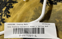 Load image into Gallery viewer, Zara Trafaluc Collection Womens Yellow And Black Long Sleeve Sheath Dress Sz XS
