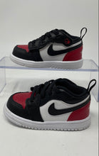 Load image into Gallery viewer, Nike Kids Air Jordan 1 Low Alt Multicolor Hook &amp; Loop Sneaker Shoes Size 5C
