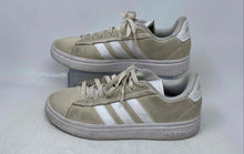 Load image into Gallery viewer, Adidas Womens Grand Court Alpha Beige White Low Top Lace-Up Sneaker Shoes Size 9
