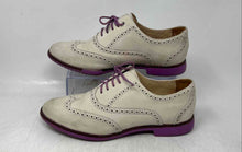 Load image into Gallery viewer, Cole Haan Womens Alisa White Leather Lace-Up Wingtip Oxford Shoes Size 8 B
