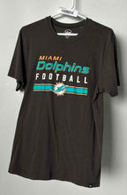 Load image into Gallery viewer, 47 Mens Gray Short Sleeve Miami Dolphins Football Pullover T-Shirt Size Medium
