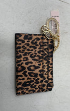 Load image into Gallery viewer, Victoria's Secret Womens Black Brown Animal Print Wristlet Wallet With Tag
