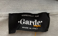 Load image into Gallery viewer, Garde Mens Gray Argyle Print Short Sleeve Knitted Polo Shirt Size Small
