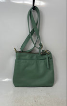 Load image into Gallery viewer, Joy Susan Womens Layla Green Leather Adjustable Strap Crossbody Bag Size Small
