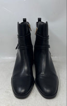 Load image into Gallery viewer, Calvin Klein Womens Jasen Black Leather Round Toe Side Zip Ankle Boots Size 10M
