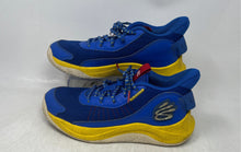 Load image into Gallery viewer, Under Armour Unisex Curry 3Z7 Blue White Yellow Basketball Shoes Size M8 W9.5
