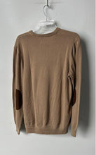 Load image into Gallery viewer, Zara Mens Light Brown Long Sleeve Waffle-Knit Pullover Sweater Size Large
