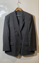 Load image into Gallery viewer, Authentic Monsieur By Givenchy Mens Dark Gray Wool 2-Button Blazer Size EUR 43
