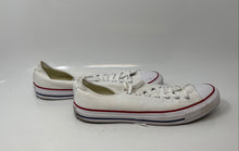 Load image into Gallery viewer, Converse Unisex Chuck Taylor All Star Low White Lace-Up Sneaker Shoes Size 12
